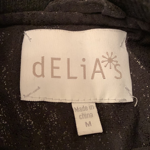 Cropped Black Jacket with Sparkles - Picture 3 of 11